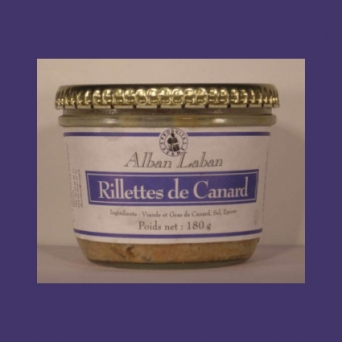 Rillettes Pur Canard Alban Laban